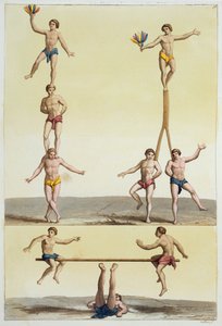 Mexicanos haciendo gimnasia